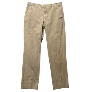 Express Photographer Mens Khaki Chino Pants Flat Front Stretch Size 29x30 Preppy